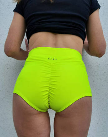 VIRGIN NEON YELLOW SHORTS