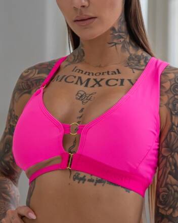 TOP PINACOLADA NEON PINK