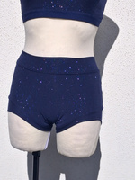 SHORTS ENTSPRICHT DEN IPSF- UND POSA-VORSCHRIFTEN - MARINEBLAUER GLITZER