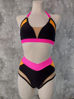 HONEY SHORTS BLACK WITH NEON FINISH