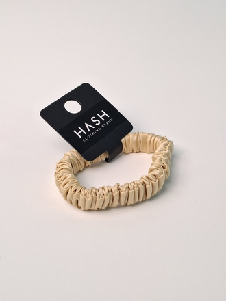 SILK HAIR BAND NUDE - SMALL