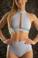  TOP STRAP GRAY BLUE PASTEL