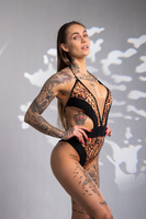 BODYSUIT ALISS LEOPARD - BADEANZUG