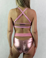 SET - TOP LARA + SHORTS DREAM ROSE GOLD - Valentine's Day collection