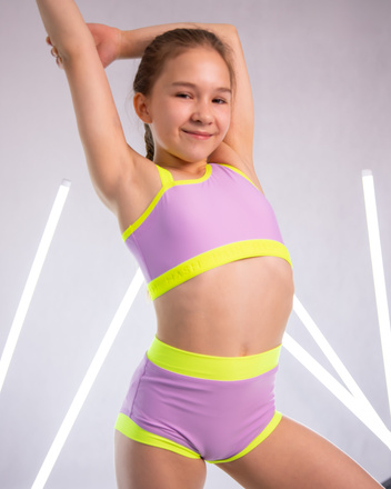 PURPLE PONY SET - TOP LUCKY LOOPIE SHORTS