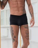 MEN BLACK BOXERS