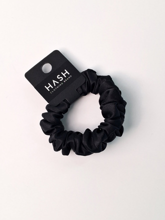 SILK HAIR BAND BLACK - MIDL
