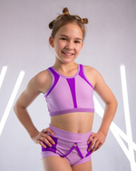 ZESTAW FIOLET PONY- SZORTY CHANTALLE KIDS TOP HONEY KIDS
