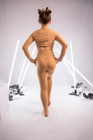  LEGGINSY DZIEWCZĘCE ZE WZMOCNIENIAMI NUDE
