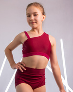 Burgundy LUCKY Top