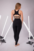 BLACK HIGH-WAIST LEGGINGS
