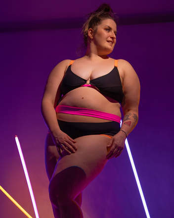 SET - MOHITO TOP AND DREAM SHORTS WITH NEON FINISH