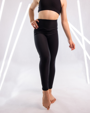 SCHWARZE AERIAL-LEGGINGS FÜR KINDER