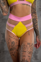 EMPIRE YELLOW 3D SHORTS