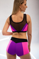 TOP BELLA PURPLE 3D WITH PINK AND BLACK FINISH