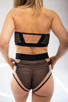 GLORY SHORTS WITH NUDE MESH