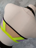 TOP HONEY FIOLET PONY Z NEONOWO-CZARNYM WYKOŃCZENIEM