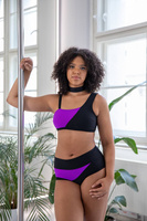 SET - TOP AND SHORTS SHADOW PLAY PURPLE