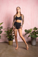 BLACK SET BRAVE SHORTS + MESH SHORTS