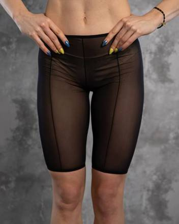 TRY ME LONG MESH SHORTS SCHWARZ