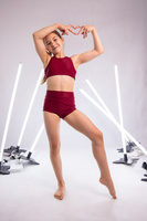 Burgundy Loopie Top