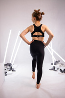 SCHWARZE AERIAL-LEGGINGS FÜR KINDER