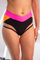 HONEY SHORTS BLACK WITH NEON FINISH