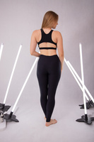 BLACK HIGH-WAIST LEGGINGS