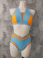 TOP BELLA BABY BLUE WITH ORANGE FINISH