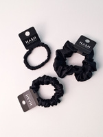 SILK HAIR BAND BLACK - MIDL