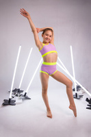 KOMPLET FIOLET PONY - TOP LUCKY SZORTY LOOPIE
