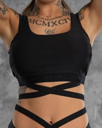 TOP GIVE ME FEVER BLACK